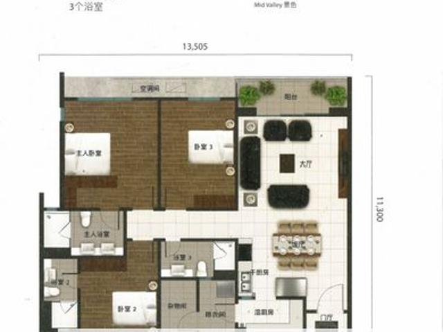 Condominium for sale in Country Heights Damansara, Kuala Lumpur