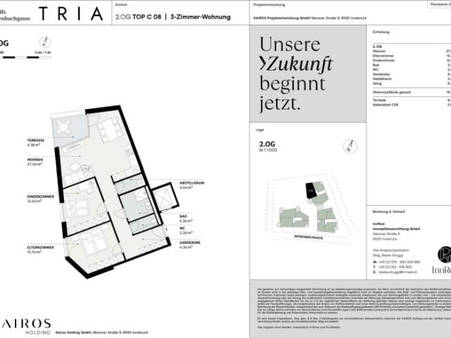 Terrassenwohnung kaufen in Hinterberg, Telfs