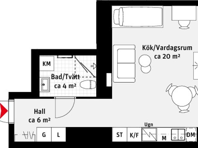 Bostadsrätt till salu i Helsingborg, Skåne