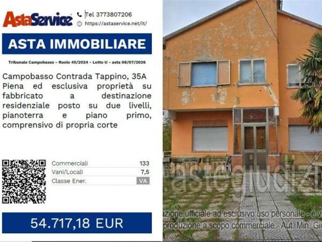 Villa Indipendente in vendita a Campobasso, Molise