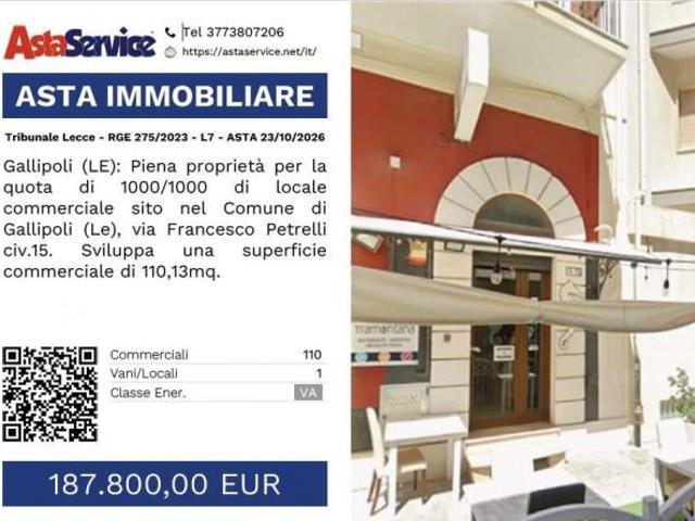 Locale Commerciale in vendita a Puglia, Lecce