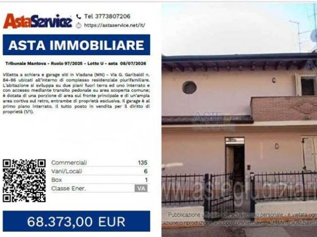 Villa Indipendente in vendita a Viadana, Lombardia