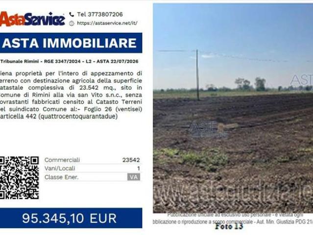 Terreno in vendita a Bordonchio, Rimini