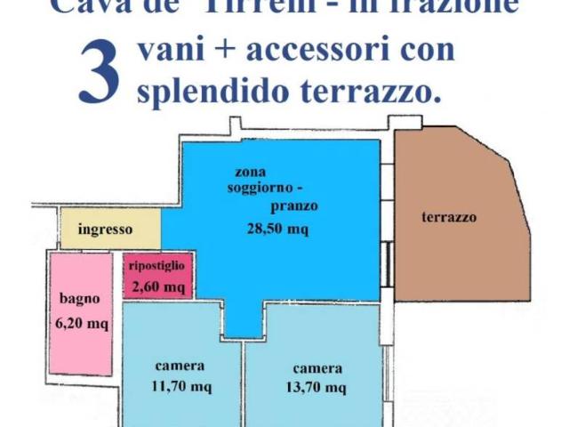 Appartamento in affitto a Santa Rosa, Cava De' Tirreni