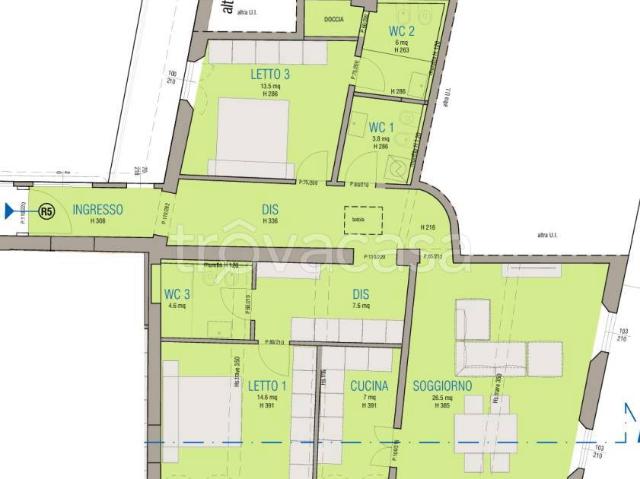 Appartamento in vendita a Santo Stefano città, Re