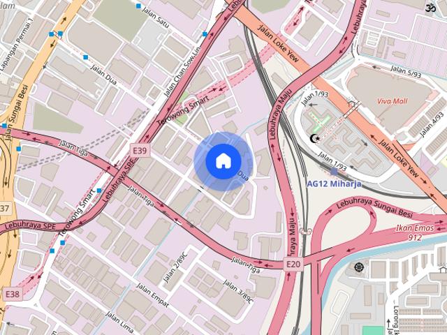 Apartment for rent in Pudu, Kuala Lumpur
