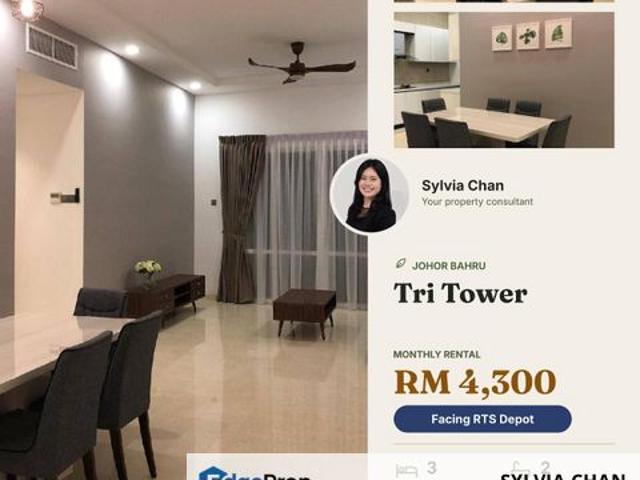Condominium for rent in Bukit Chagar, Johor Bahru