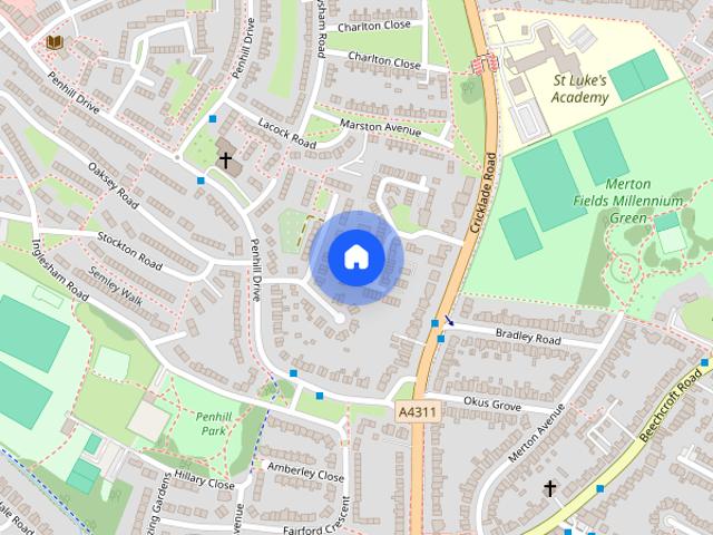 House for rent in Penhill, Swindon