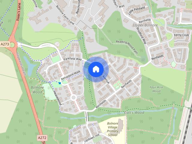 House for rent in Perryfields, West Sussex