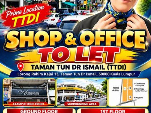 Shop for rent in Taman Tun Dr Ismail, Kuala Lumpur