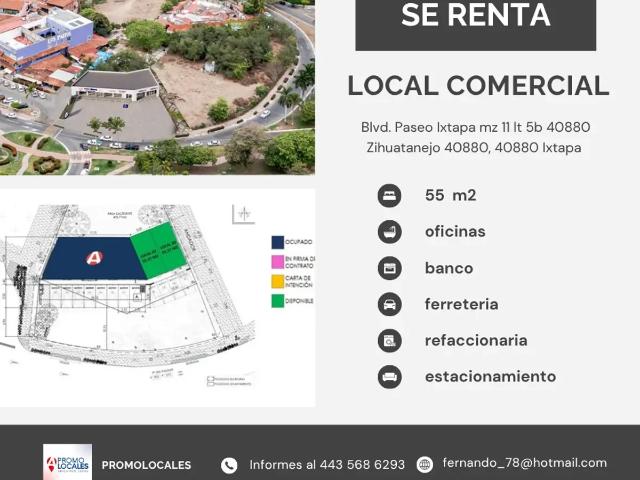 Local Comercial en renta en Zihuatanejo de Azueta, Guerrero