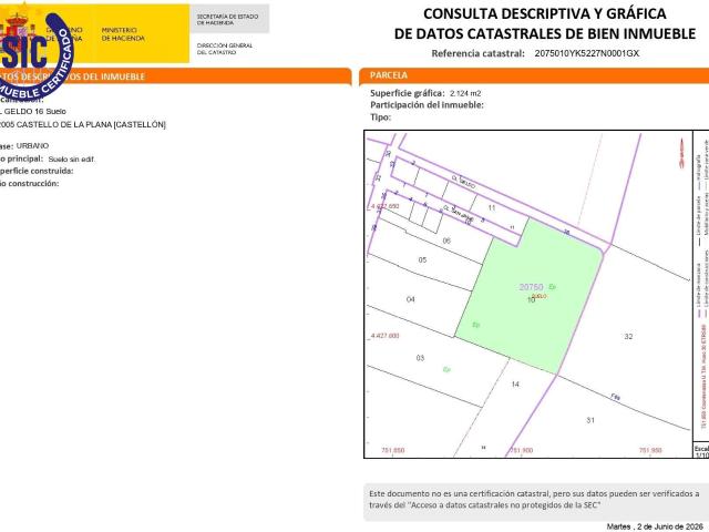 Terreno en venta en Castelló de la Plana / Castellón de la Plana, Castelló / Castellón
