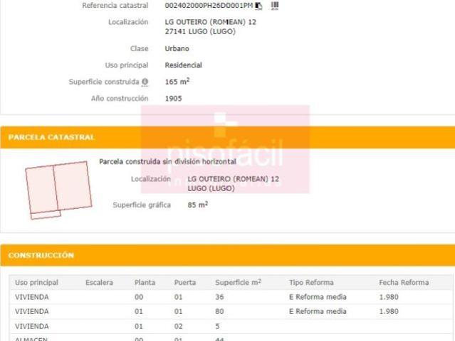 Casa en venta en Abuín, Lugo