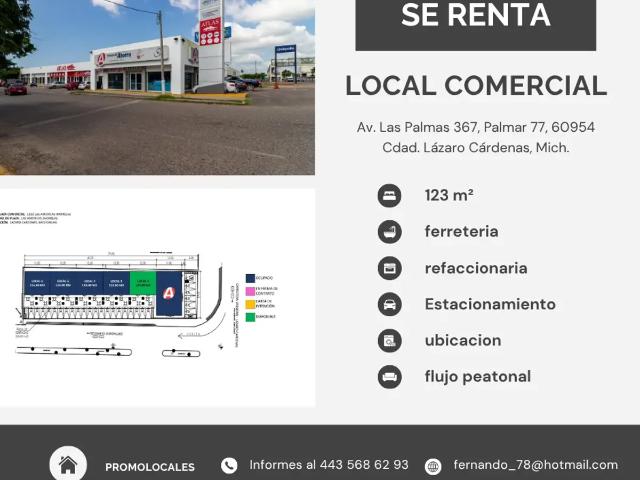 Local Comercial en renta en Lázaro Cárdenas, Michoacán