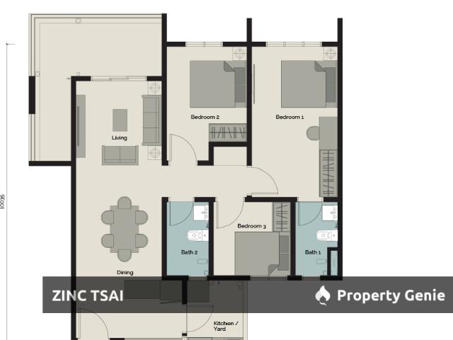 Serviced Residence for rent in Country Heights Damansara, Kuala Lumpur