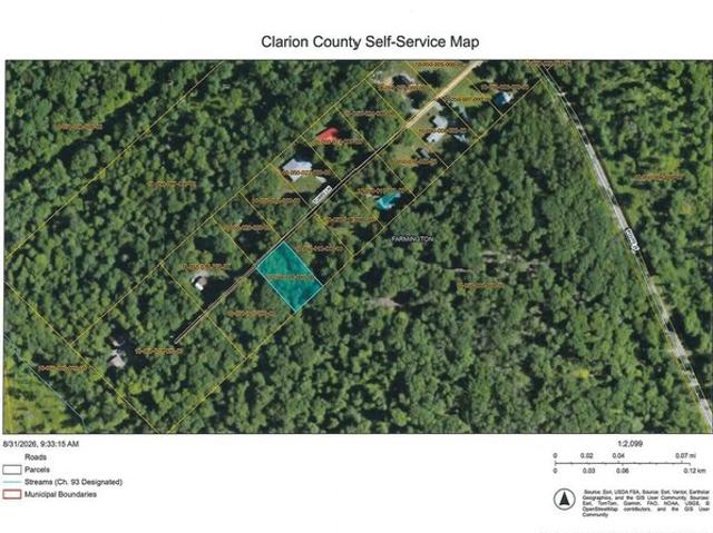 Land for sale in Cooksburg, Pennsylvania