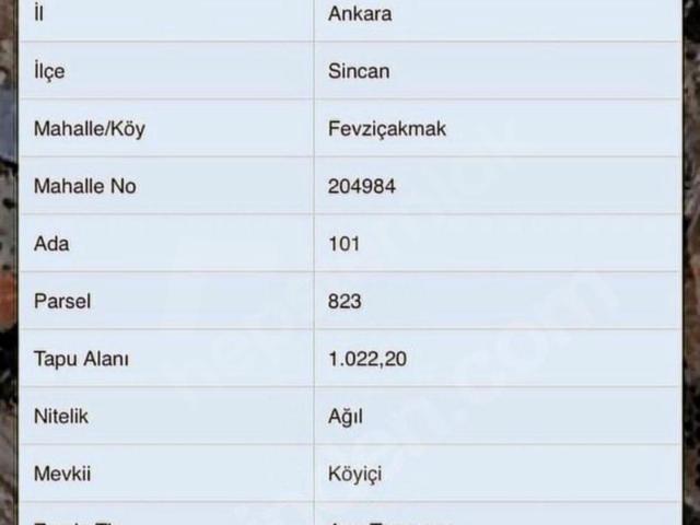 Fevzi Çakmak Mahallesi, Sincan içerisinde satılık mülk