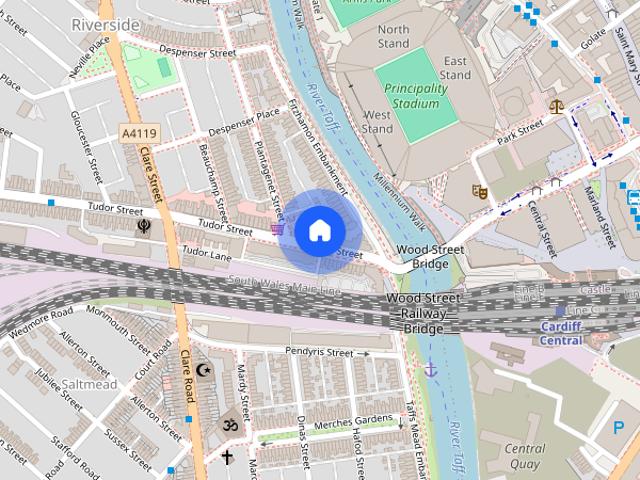 Apartment for rent in Riverside, Cardiff