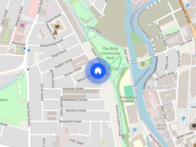 House for rent in Leicester, Black Friars