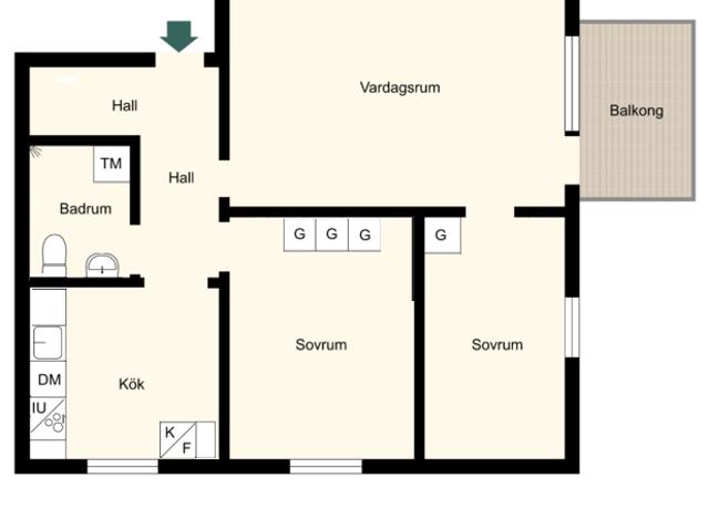 Bostadsrätt till salu i Stockholm