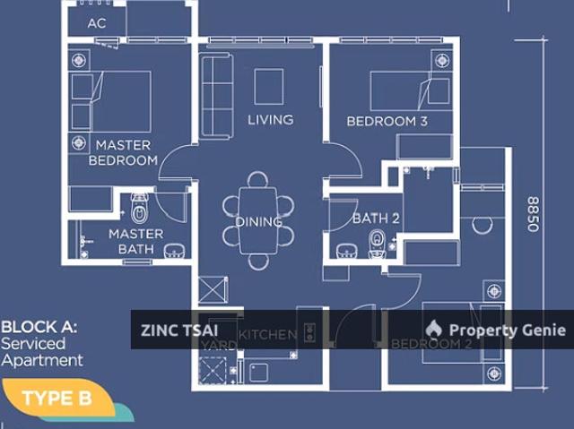 Serviced Residence for rent in Petaling, Alam Impian