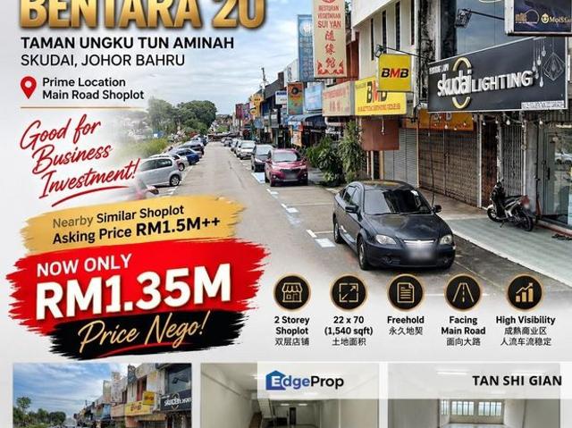 Shop for sale in Bukit Ledang, Johor