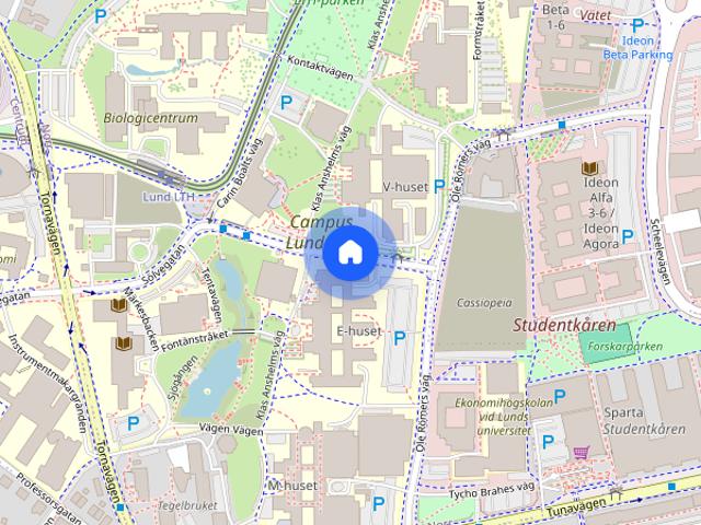 Rum hyra i Norra universitetsområdet, Lund