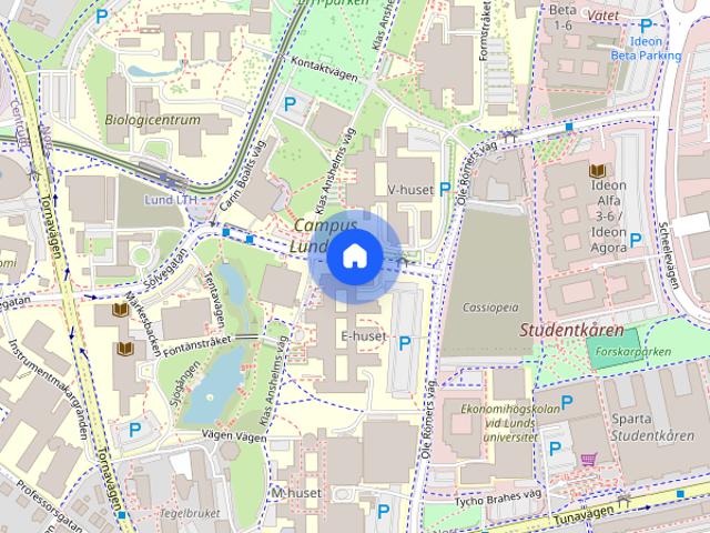 Rum hyra i Norra universitetsområdet, Lund