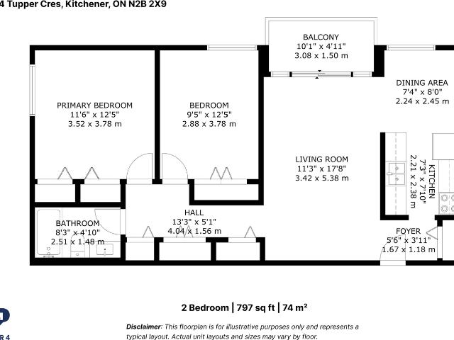 Apartment for rent in Heritage Park, Kitchener