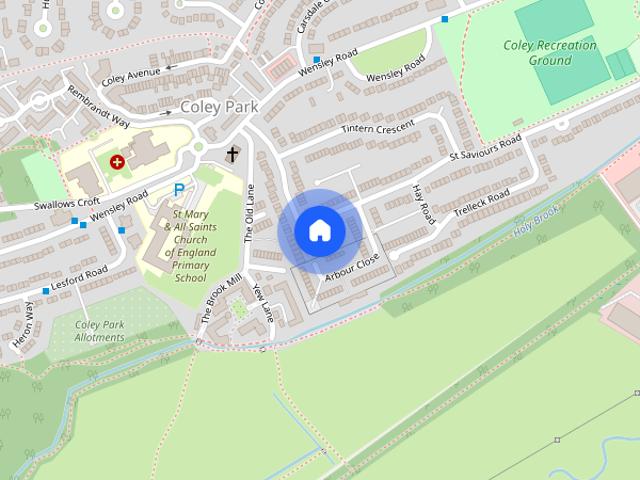 House for rent in Coley Park, Reading