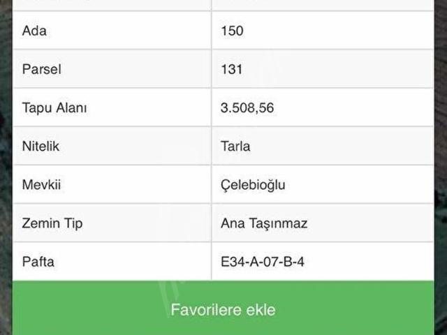 Sinop Merkez, Sinop içerisinde satılık Arsa