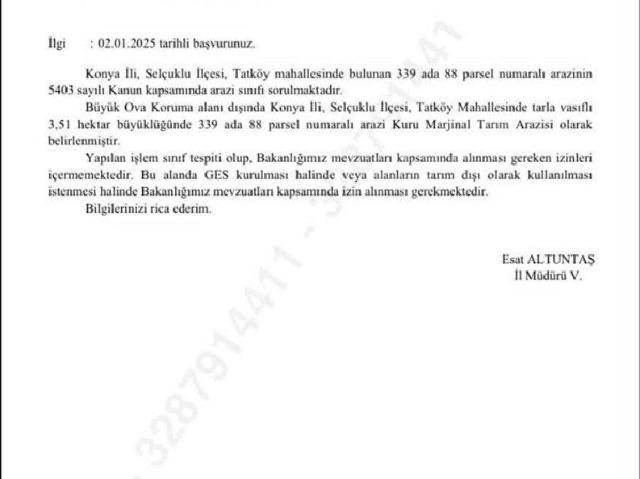 Selçuklu, Konya içerisinde satılık Arsa