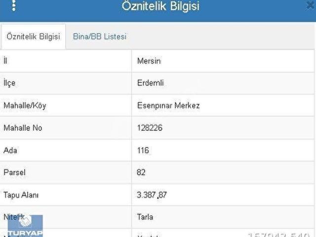 Erdemli, Mersin içerisinde satılık Arsa