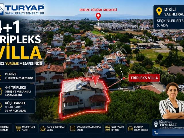 Dikili, İzmir içerisinde satılık Villa