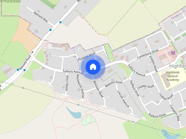 House for rent in Highfields, Egginton