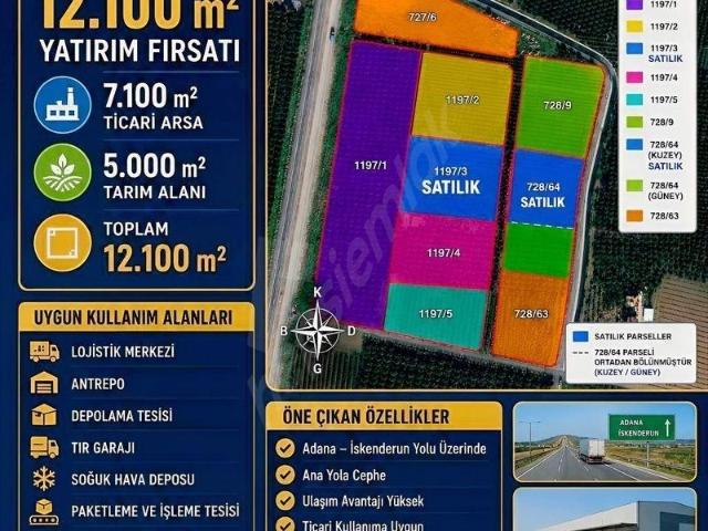 Erzin, Hatay içerisinde satılık Depo
