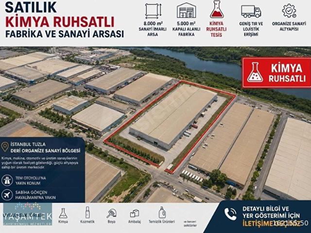 Tuzla, İstanbul içerisinde satılık Fabrika