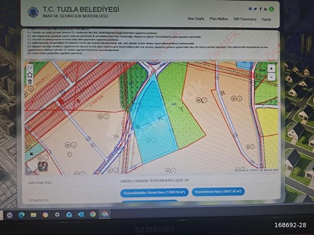 Tuzla, İstanbul içerisinde satılık Arsa