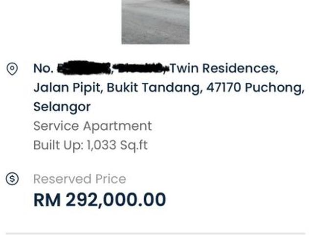 Condominium for sale in Bukit Tandang, Majlis Bandaraya Subang Jaya