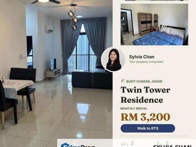 Condominium for rent in Bukit Chagar, Johor Bahru