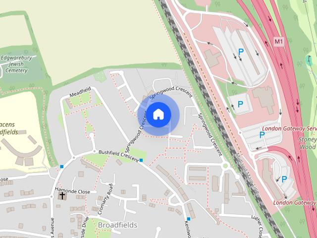 Apartment for rent in Broadfields, Greater London