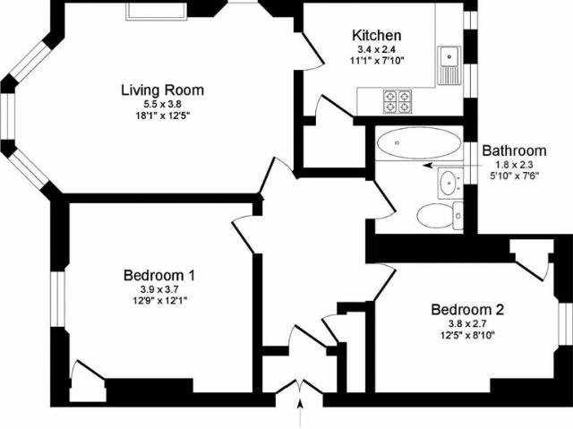 Apartment for rent in Riddrie, Scotland