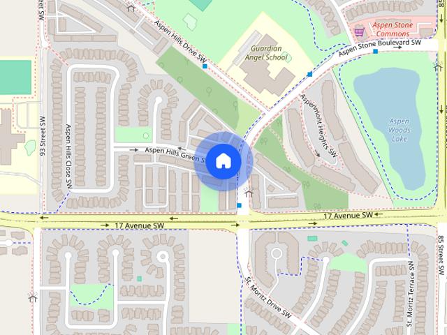 Townhouse for rent in Aspen Woods, Calgary