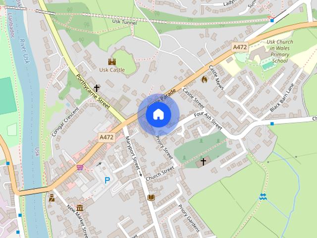 Apartment for rent in Llanbadoc, Wales