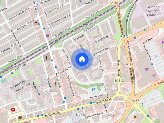 Apartment for rent in Byker, Tyne And Wear