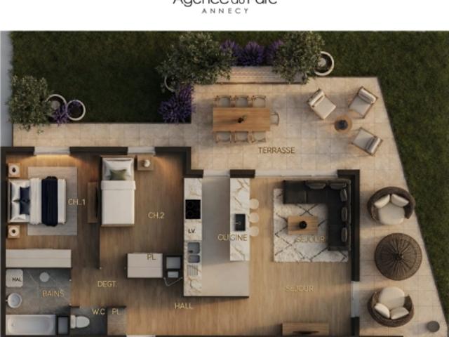 Appartement vente à Annecy, Poisy