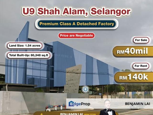Warehouse for sale in Petaling, Alam Impian
