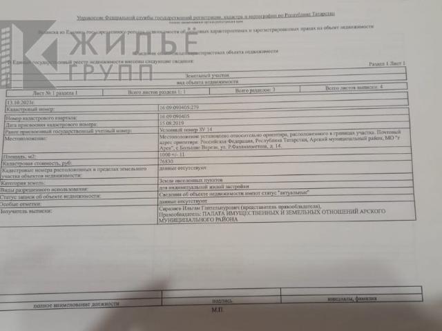 Участок продажа в Большие верези, Татарстан Республика