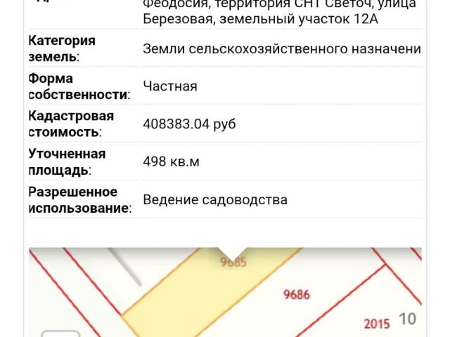 Участок продажа
