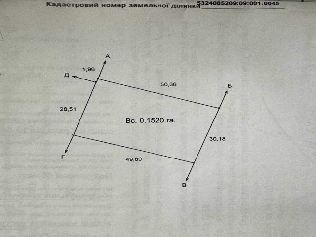 Участок продажа в Полтавской области